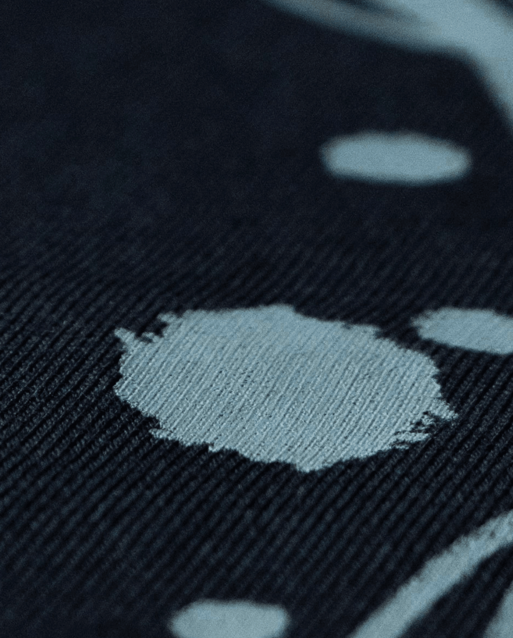 Navy oversized t-shirt laid flat showing relaxed silhouette and round neckline - VYVHR